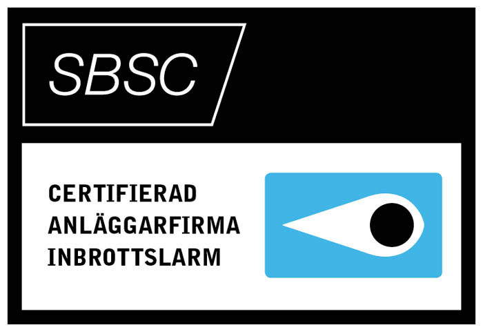 SBSC Cerifierad INBROTTSLARM